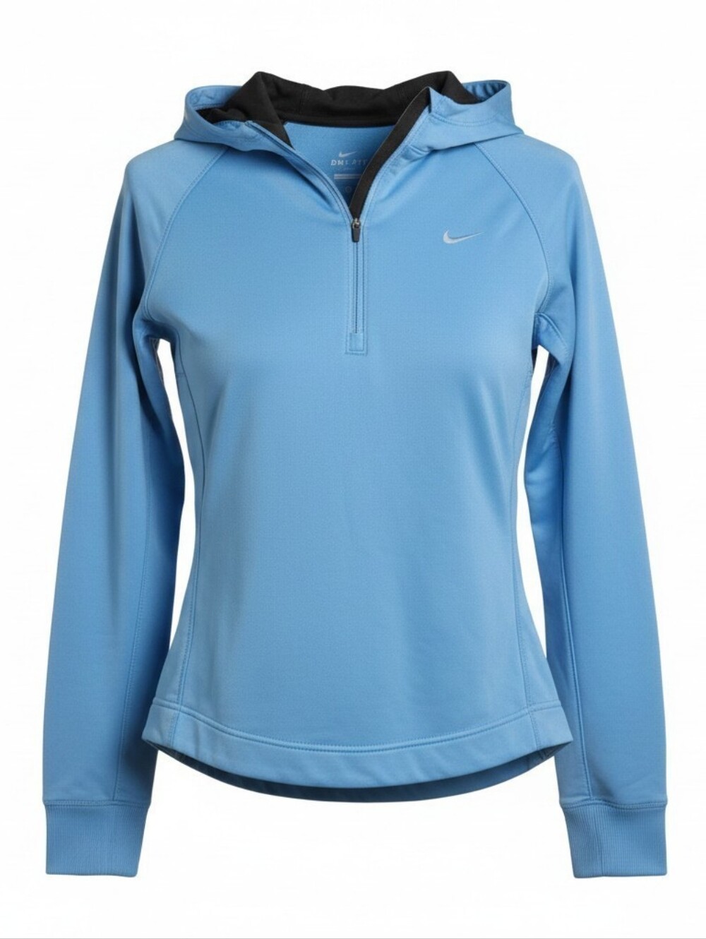 Nike Women’s Sky Blue Hooded Half-Zip Sweatshirt